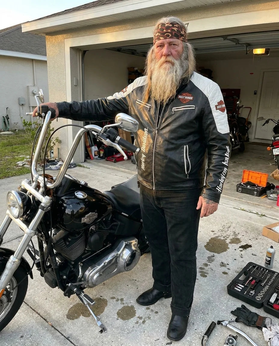Indie's Handmade Vintage Harley Leather Jacket