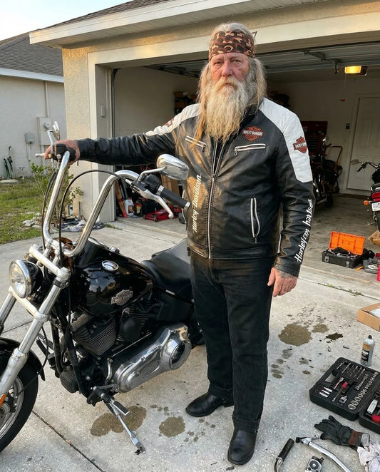 Indie's Handmade Vintage Harley Leather Jacket