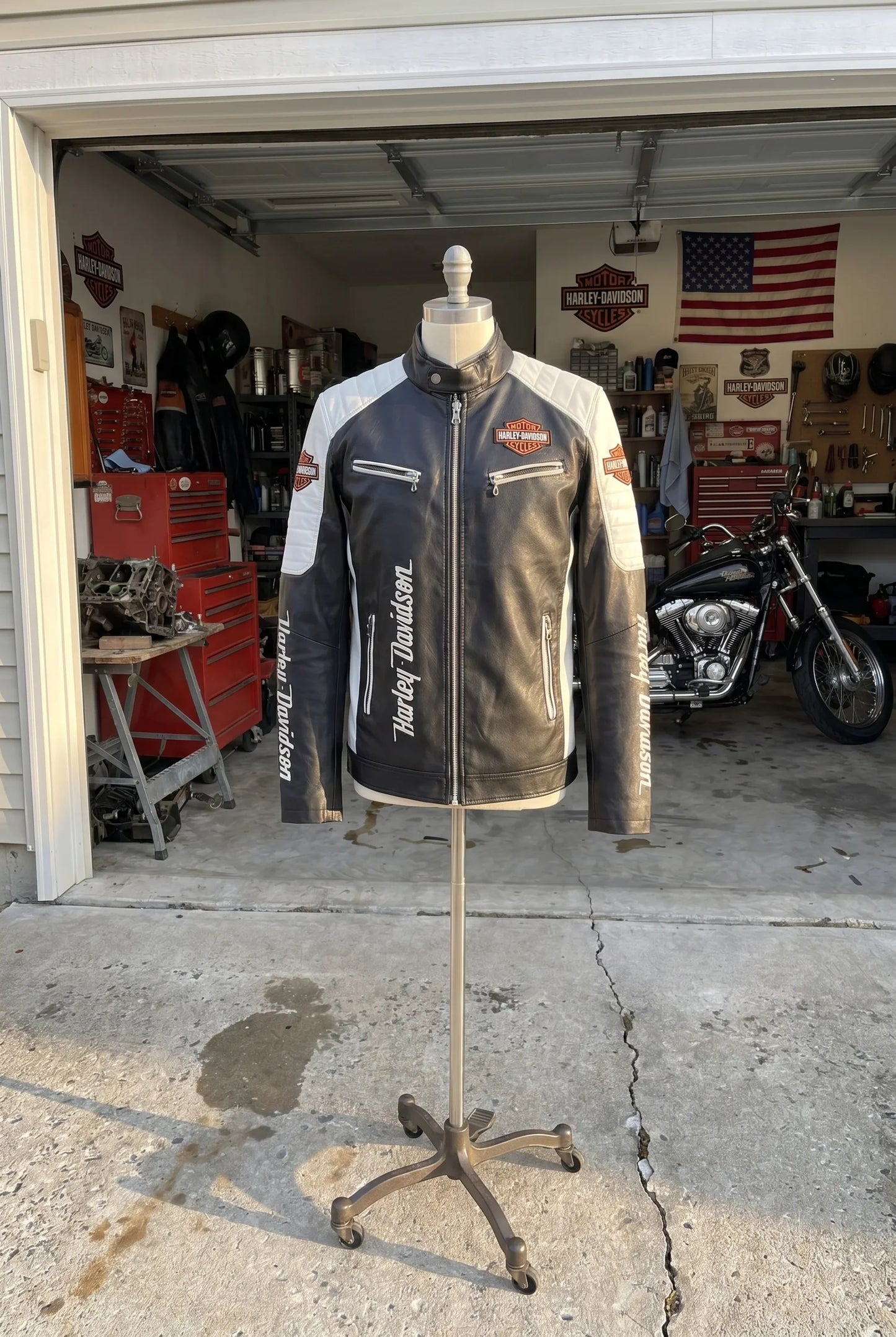 Indie's Handmade Vintage Harley Leather Jacket